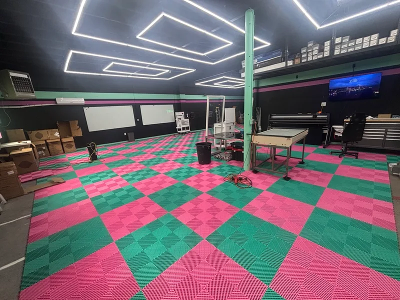 We renovated and upgraded our shop with a proper showroom/ waiting room and shop space.